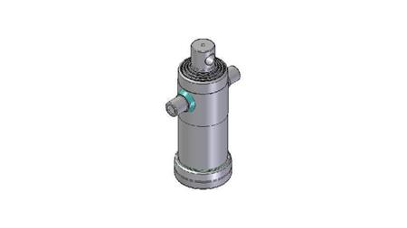 3043F -CILINDRU TELESCOPIC STANDARD/GAURĂ 4 ETAPE CURS 950 FI 124