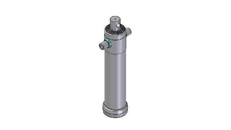 3049F -TELESCOPIC CYLINDER STANDARD/HOLE 4 STAGES TRAVEL 1990 DIAMETER 124