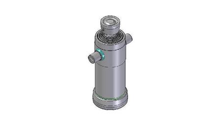 3053S -TELESCOPIC CYLINDER STANDARD/BALL 5 STUFEN HUB 1480 DURCHMESSER 152