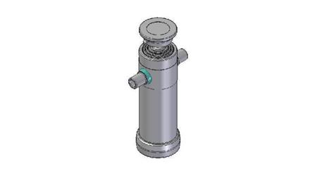 3065S -TELESCOPIC ZYLINDER STANDARD/KUGEL 4 STUFEN HUB 1050 DURCHMESSER 112