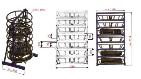 STAND PER SVOLGIMENTO TUBI IDRAULICI