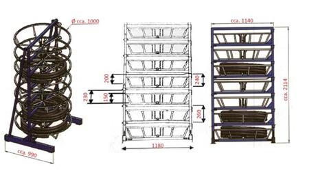 HOSE COIL DISPENSING RACK