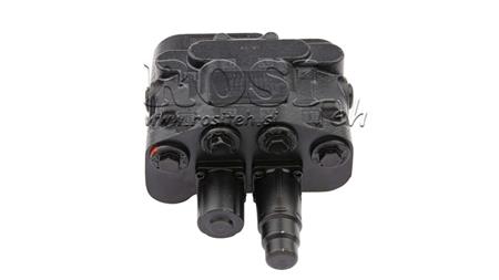 HÜDRAULINE KONTROLLKLAPP DLM-122/2 2xP80 L/min KOORMATUNDLIK KÜLGLINE FUNKTSIOON