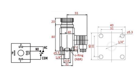 HIDRAULIČNI TLAČNI PREKIDAČ K55 20-200 BAR (MAX.400BAR)