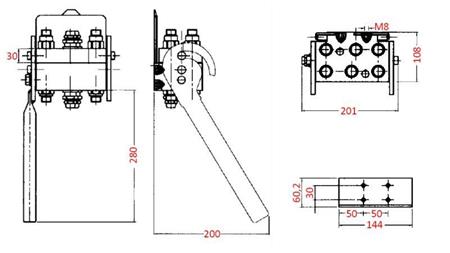 RACCORD MULTI-FASTER 6 voies BSP1/2 PARTIE FIXE