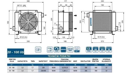 OLAJHŰTŐ AC 230V HY01801 20-100 LITER