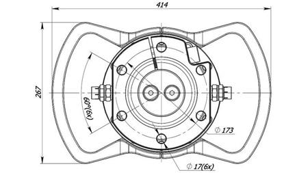 HIDRAVLIČNI ROTATOR 10000/5000 KG S PRIROBNICO 2PR