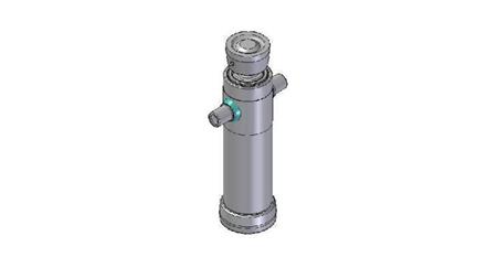 4021S -TELESCOPIC ZYLINDER STANDARD/KUGEL 2 STUFEN HUB 595 DURCHMESSER 106