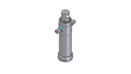 4022F -TELESKOPZYLINDER STANDARD/BOHRUNG 2 STUFEN HUB 695 DURCHMESSER 106