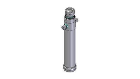 4028S -CILINDRU TELESCOPIC STANDARD/BOL 2 ETAPE CURSĂ 1195 DIAMETRU 124