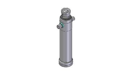 4037S -TELESCOPIC CYLINDER STANDARD/BALL 3 STAGES STROKE 1493 DIAMETER 124