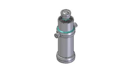 4046S -TELESCOPIC CYLINDER STANDARD/BALL 4 STUFEN HUB 1690 DURCHMESSER 170