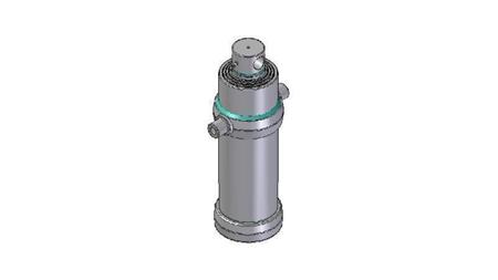 4048F -TELESCOPIC CYLINDER STANDARD/HOLE 4 STAGES STROKE 1950 FI 190