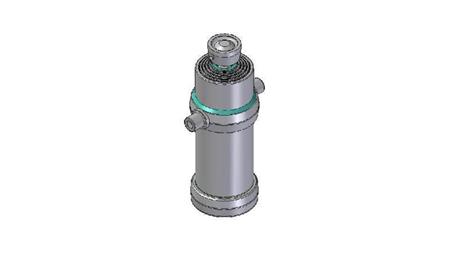4052S -TELESCOPIC CYLINDER STANDARD/BALL 5 STUFEN HUB 2100 DURCHMESSER 190