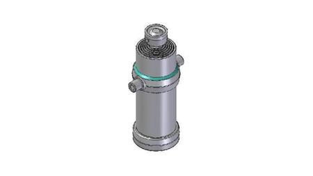 4062S -TELESCOPISK Sylinder STANDARD/KULE 6 STAGER SLAG 2945 DIAMETER 190