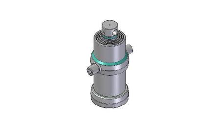 4072F -TELESCOPIC ZYLINDER STANDARD/LOCH 4 STUFEN HUB 1210 DURCHMESSER 170