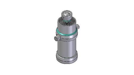 5007S -TELESCOPIC CYLINDER STANDARD/BALL 5 STUFEN HUB 1850 DURCHMESSER 190