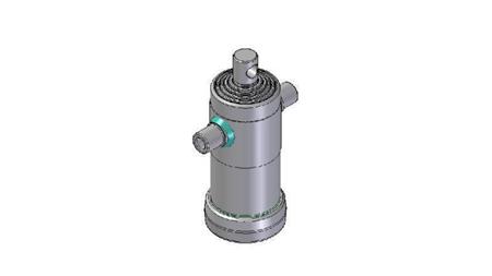 6004F - TELESCOPIC CYLINDER STANDARD/HOLE 6 STAGES TRAVEL 1245 FI 124