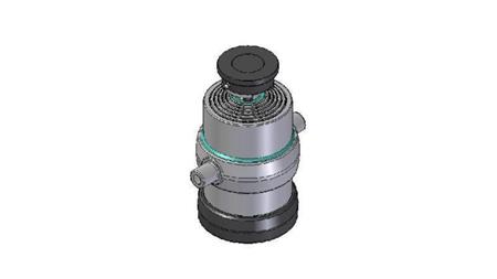 6050S -TELESCOPIC CYLINDER STANDARD/BALL 6 STUFEN HUB 1415 DURCHMESSER 215