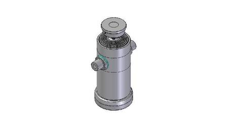 6066S -TELESCOPICKÝ CYLINDR STANDARD/KULIČKA 6 STUPŇŮ ZDVIH 2640 PRŮMĚR 240