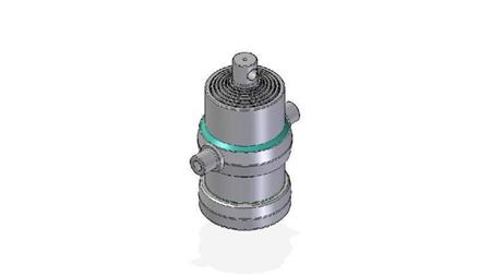 7018F -TELESKOPZYLINDER STANDARD/LOCH 7 STUFEN HUB 1800 FI 190