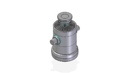 7031S -TELESCOPISK SYLINDER STANDARD/KULE 7 TRINN REISE 1737 DIAMETER 240