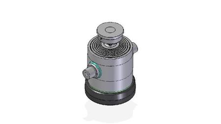 7081S -TELESCOPIC ZYLINDER STANDARD/KUGEL 7 STUFEN HUBLÄNGE 1632 DURCHMESSER 300