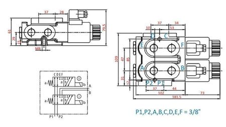 8 WAY VALVE 3/8 24V - 50lit