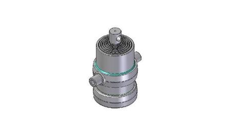 8002F -TELESCOPIC ZYLINDER STANDARD/LOCH 8 STUFEN HUB 1540 DURCHMESSER 190