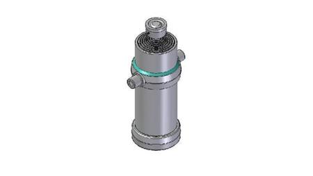 8008S -TELESCOPIC CYLINDER STANDARD/BALL 8 STUFEN HUB 3380 DURCHMESSER 190