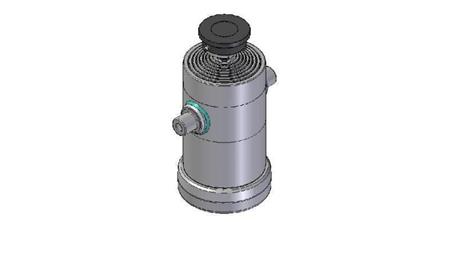 8012S -TELESCOPIC ZYLINDER STANDARD/BALL 8 STUFEN HUB 2295 DURCHMESSER 240