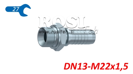 POŁĄCZENIE HYDRAULICZNE BSP MĘSKIE DN13-M22X1,5