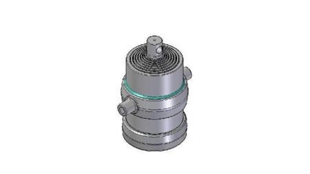 8020F - TELESCOPISK Sylinder STANDARD/HULL 8 TRINN SLAG 1910 DIAMETER 215