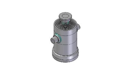 8034S -TELESCOPISKAIS CILINDRS STANDARTS/BOLA 8 POSMI STROKE 2780 DIAMETRS 270