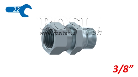 HYDRAULISCHE DOPPELSCHRAUBE- DREHENDE MUTTER 3/8