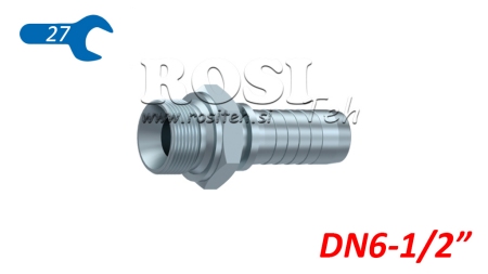 HYDRAULICZNE POŁĄCZENIE BSP MĘSKIE DN6-1/2