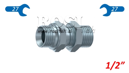 HYDRAULIK DOPPELSCHRAUBE ( BSP ) VERLÄNGERT 1/2