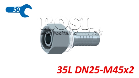 HYDRAULISK ANSLUTNING DKOL 35 HON DN25-M45X2