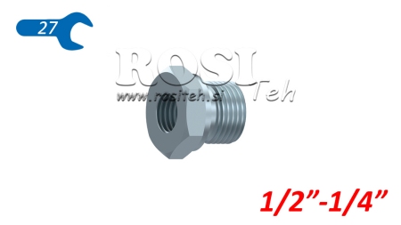 HYDRAULIC ADAPTER MALE-FEMALE 1/2