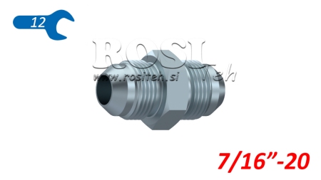 HYDRAULISCHE DOPPELSCHRAUBE JIC74° 7/16