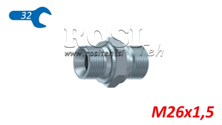 HYDRAULIK DOPPELSCHRAUBE BSP M26x1,5