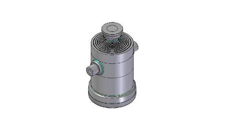 9054S -TELESCOPIC ZYLINDER STANDARD/KUGEL 9 STUFEN HUB 3082 DURCHMESSER 300