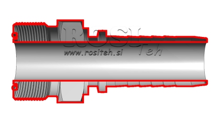 HYDRAULISCHER ANSCHLUSS AGORFS MÄNNLICH DN13-1"3/16-12