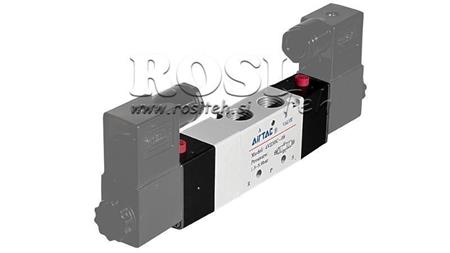 PNEUMATICKÝ ELEKTROVENTIL 5/3 BISTABILNÍ 1/8 PRT-0553-BCC