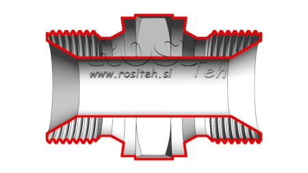 HYDRAULIK DOPPELSCHRAUBE BSP 5/8