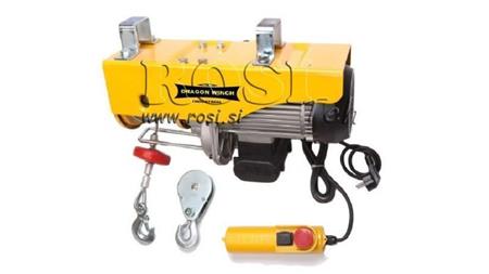 230 V ELEKTRISCHER WINSCH DWI 125/250 kg
