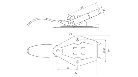 ÎNCHIDERE PANOU LATERAL REMORCĂ, TIP TOGGLE