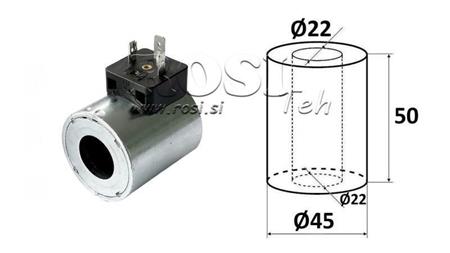 ELEKTROMAGNETSPULE 24VDC - DS3 - fi 22mm-50mm 31W