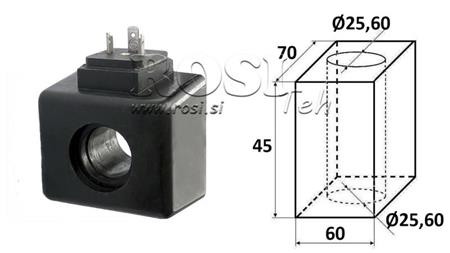 ELEKTROMAGNETSPULE 230VAC - DS5 - fi 25,6mm-45mm