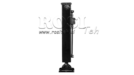 HYDRAULIKSTÜTZBEIN - DOPPELWIRKEND 2,5 TON 420mm (90x90x600)